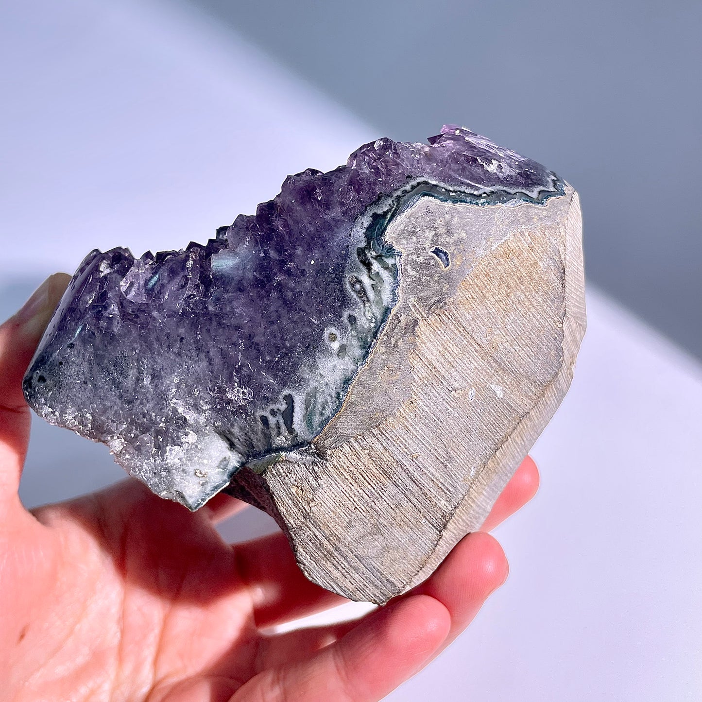 A56◇アメジスト クリスター◇89×62×66mm◇天然石・鉱物・パワーストーン