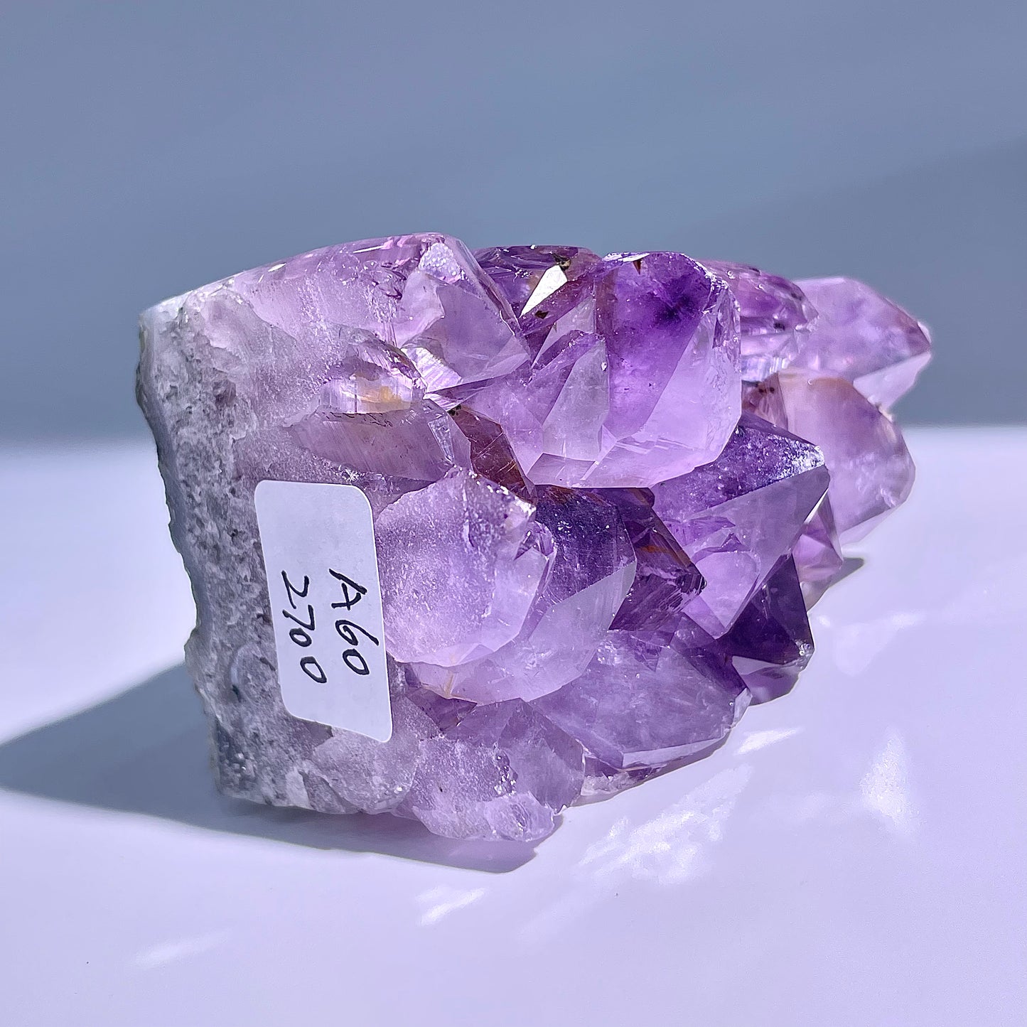 A60◇アメジスト クリスター◇65×39×50mm◇天然石・鉱物・パワーストーン