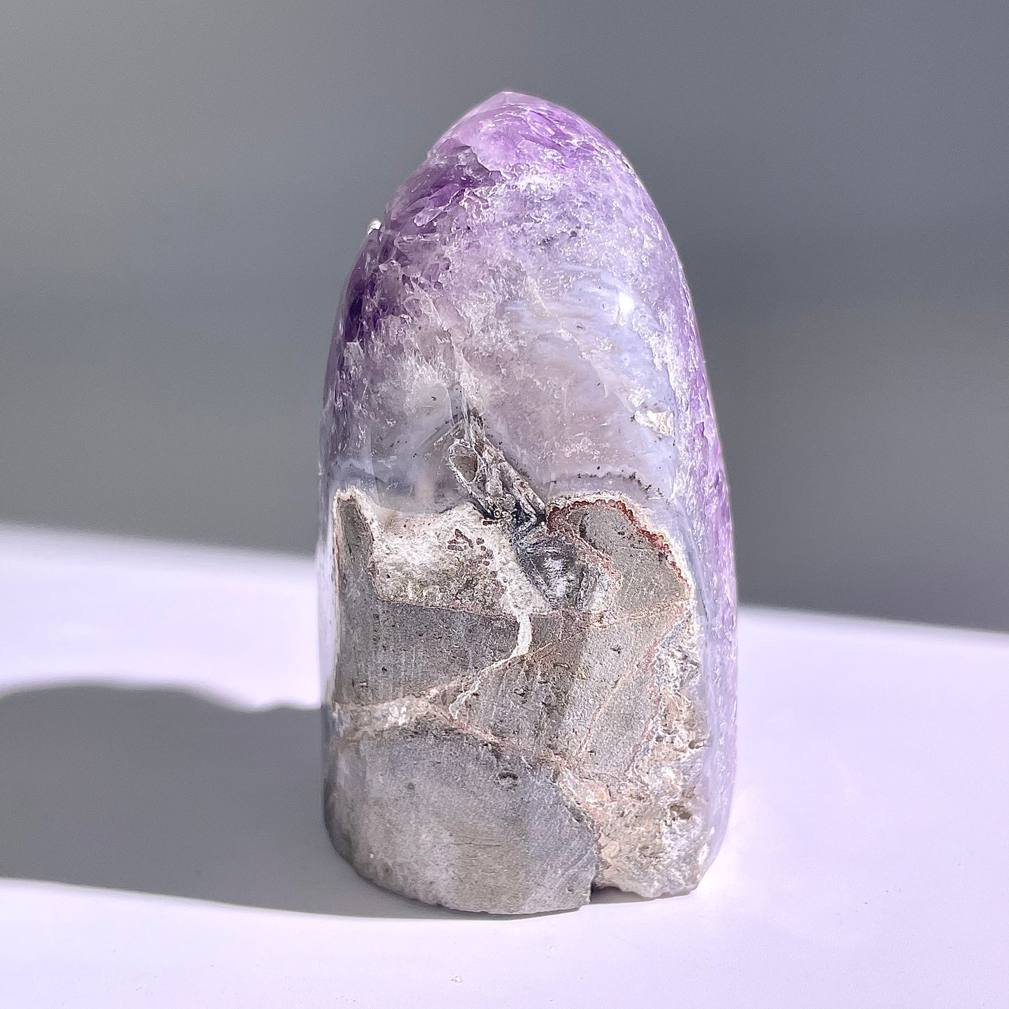 A114◇1点物◇アメジスト クリスター◇80×43×42mm◇天然石・鉱物・パワーストーン