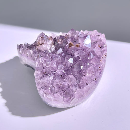 A122◇1点物◇アメジスト クリスター◇68×88×33mm◇天然石・鉱物・パワーストーン