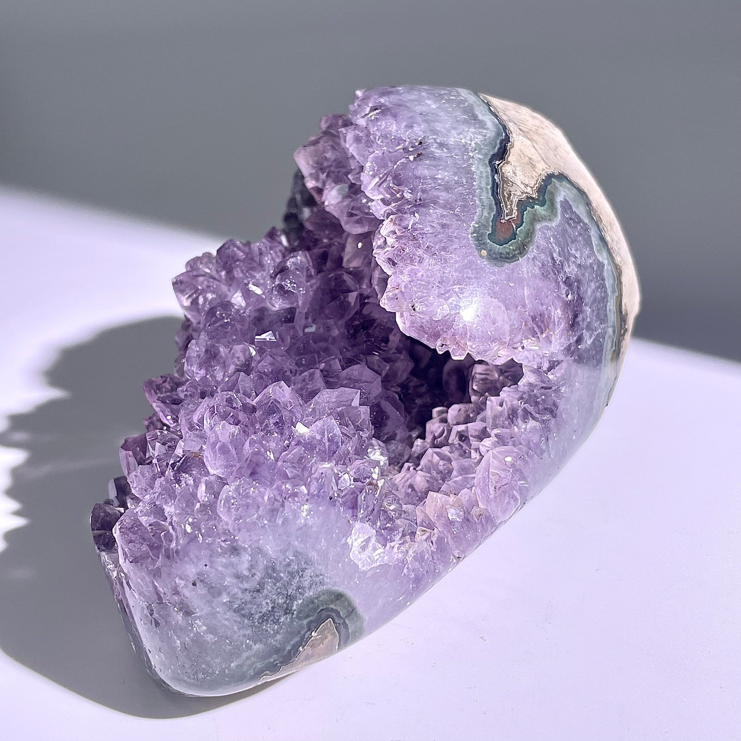 A123◇1点物◇アメジスト クリスター◇100×63×48mm◇天然石・鉱物・パワーストーン