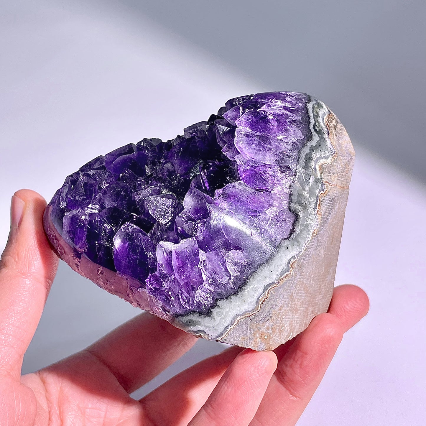 A67◇アメジスト クリスター◇75×58×56mm◇天然石・鉱物・パワーストーン