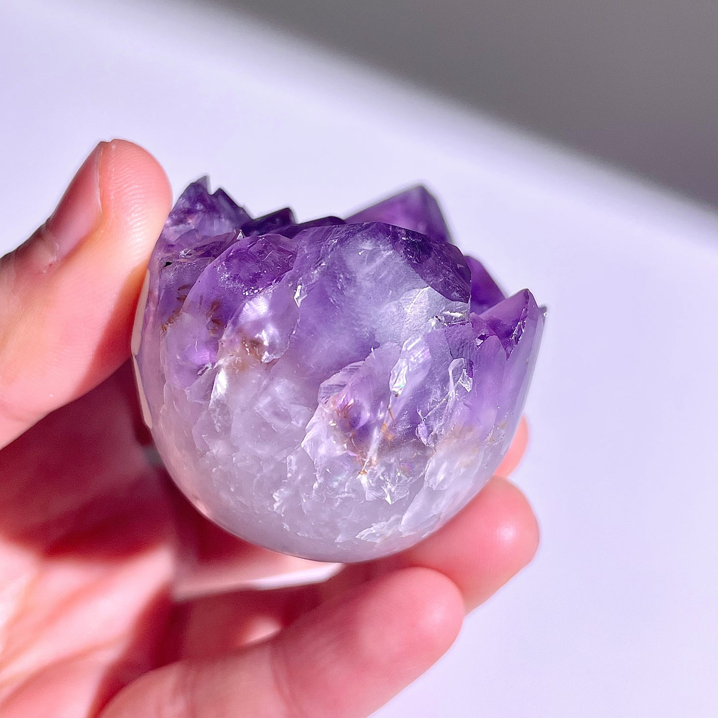 A75◇アメジスト クリスター◇50×32×22mm◇天然石・鉱物・パワーストーン