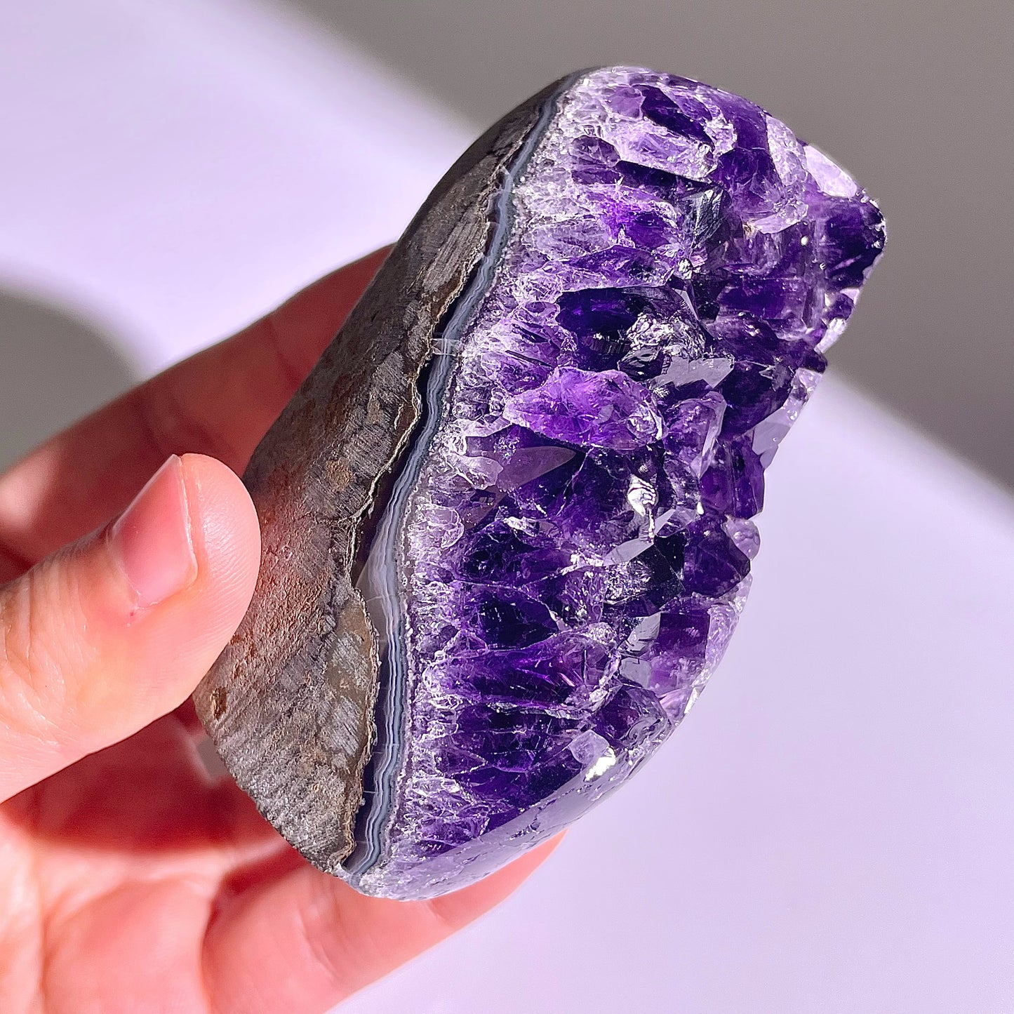 A76◇アメジスト クリスター◇73×34×35mm◇天然石・鉱物・パワーストーン