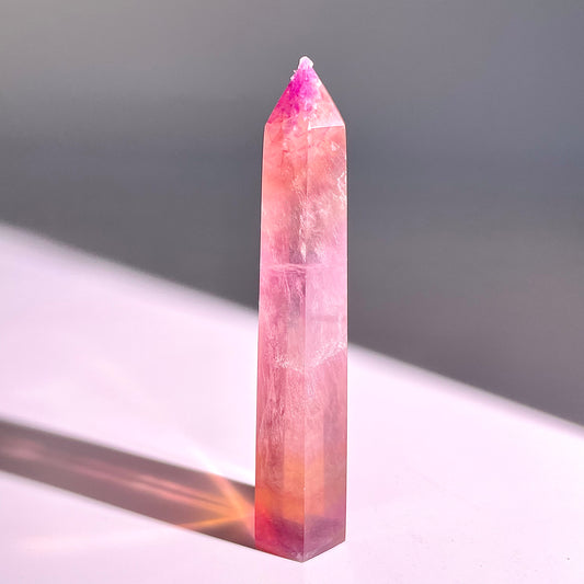 B41◇1点物◇フローライト ピラー◇120×23×23mm◇天然石・鉱物・パワーストーン