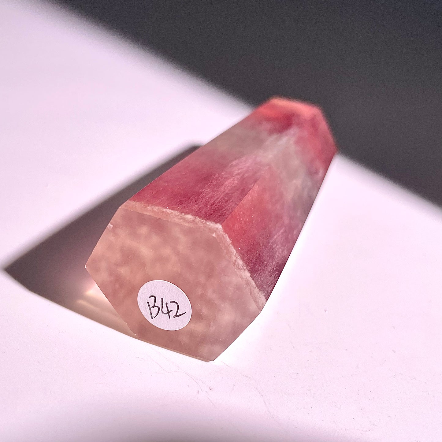 B42◇1点物◇フローライト ピラー◇100×25×26mm◇天然石・鉱物・パワーストーン
