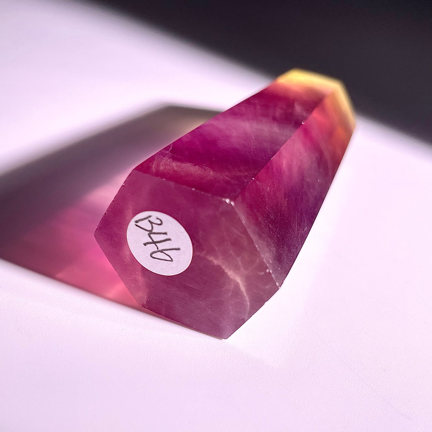 B46◇1点物◇フローライト ピラー◇82×22×23mm◇天然石・鉱物・パワーストーン