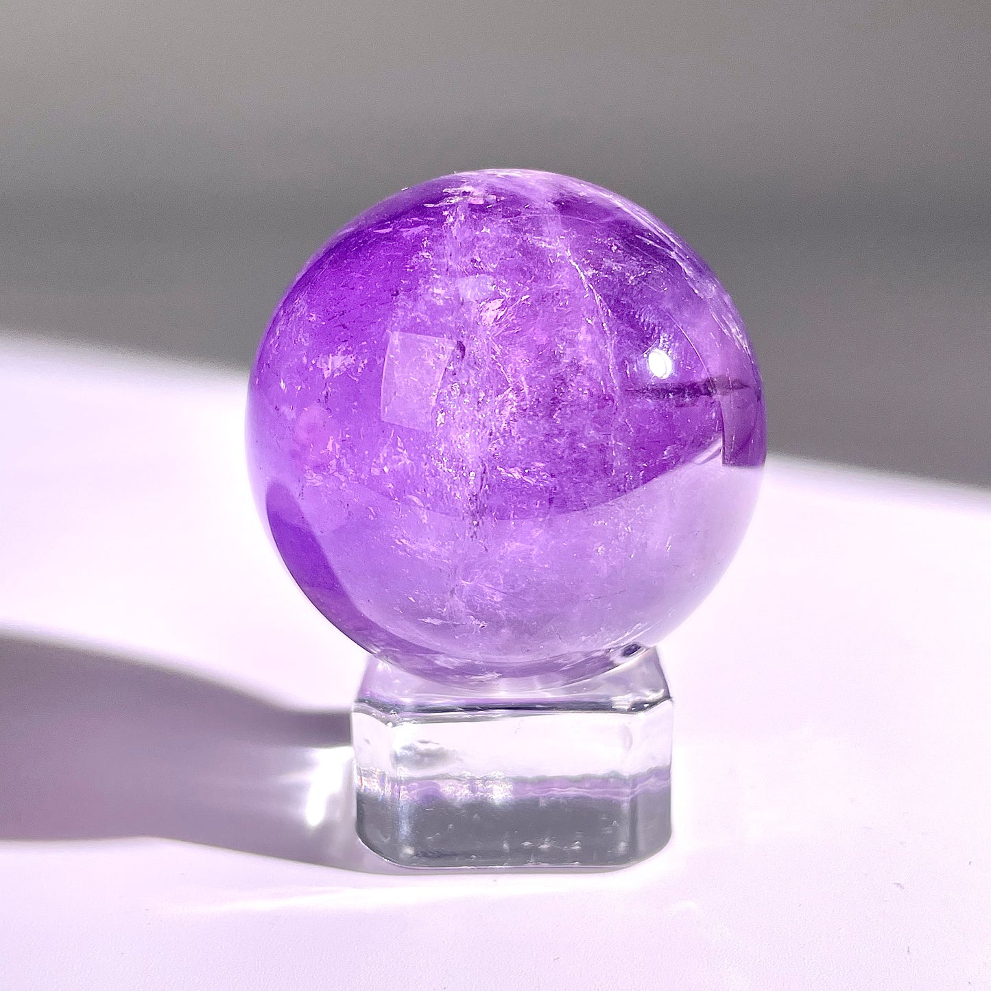 B60◇1点物◇アメジスト ボール◇40×40×40mm◇天然石・鉱物・パワーストーン