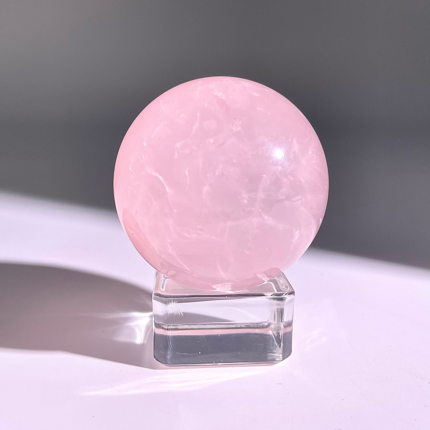 B69◇1点物◇ローズクォーツ ボール◇46×46×46mm◇天然石・鉱物・パワーストーン