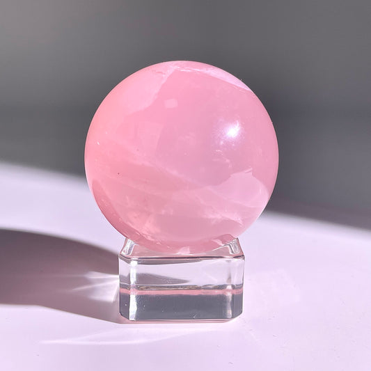 B71◇1点物◇ローズクォーツ ボール◇47×47×47mm◇天然石・鉱物・パワーストーン
