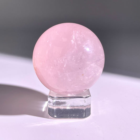 B72◇1点物◇ローズクォーツ ボール◇41×41×41mm◇天然石・鉱物・パワーストーン