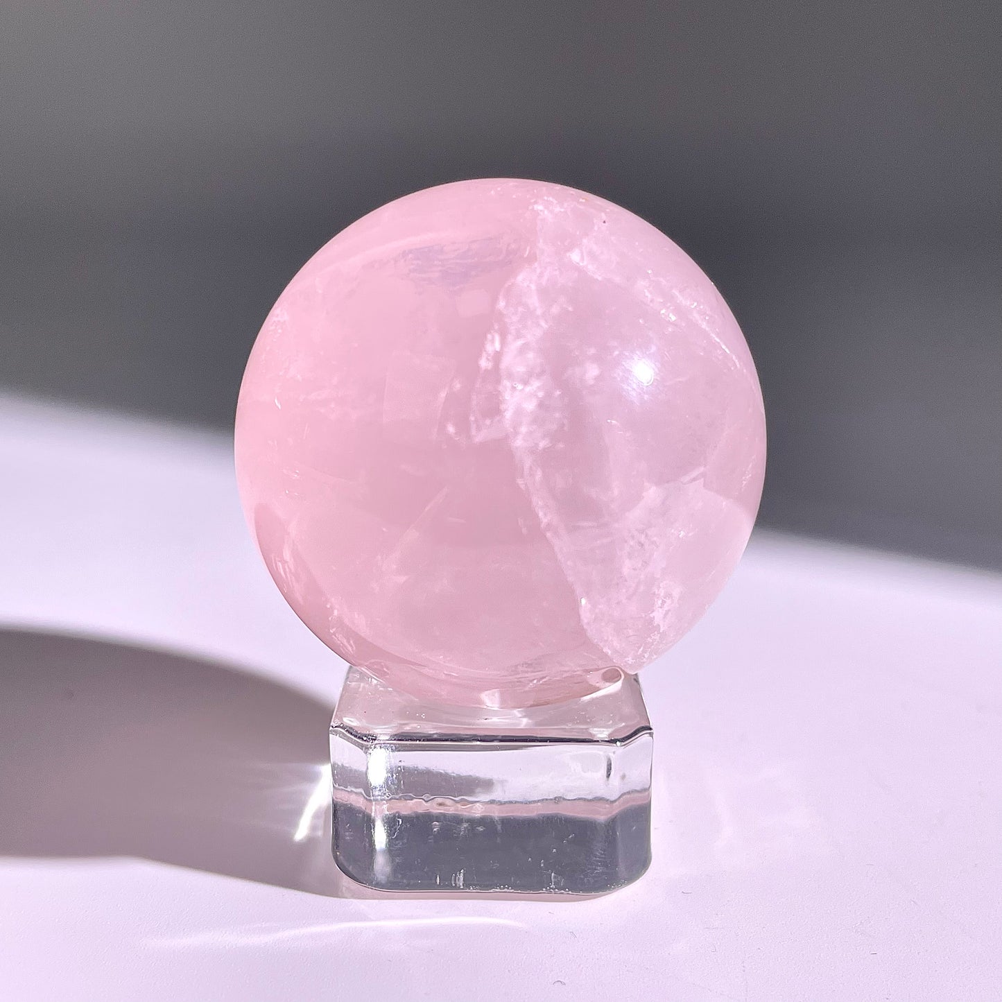 B72◇1点物◇ローズクォーツ ボール◇41×41×41mm◇天然石・鉱物・パワーストーン