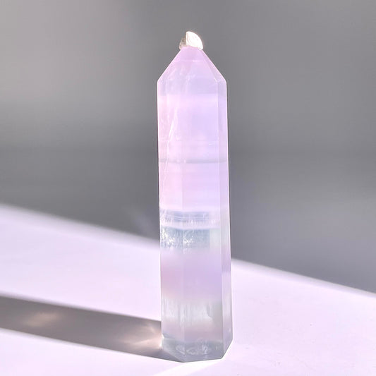 B76◇1点物◇フローライト ピラー◇118×23×26mm天然石・鉱物・パワーストーン