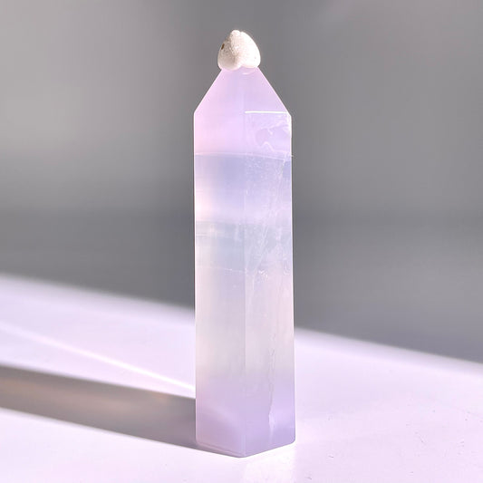B77◇1点物◇フローライト ピラー◇86×24×25mm天然石・鉱物・パワーストーン