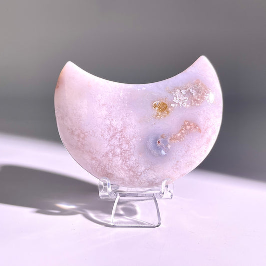 B94◇1点物◇瑪瑙 ムーン◇70×41×22mm天然石・鉱物・パワーストーン