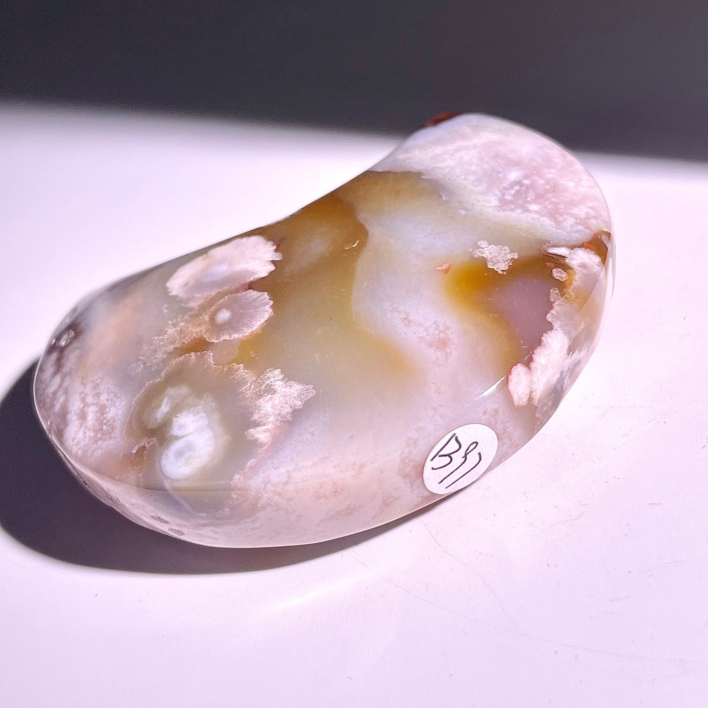 B97◇1点物◇瑪瑙 ムーン◇83×48×23mm天然石・鉱物・パワーストーン