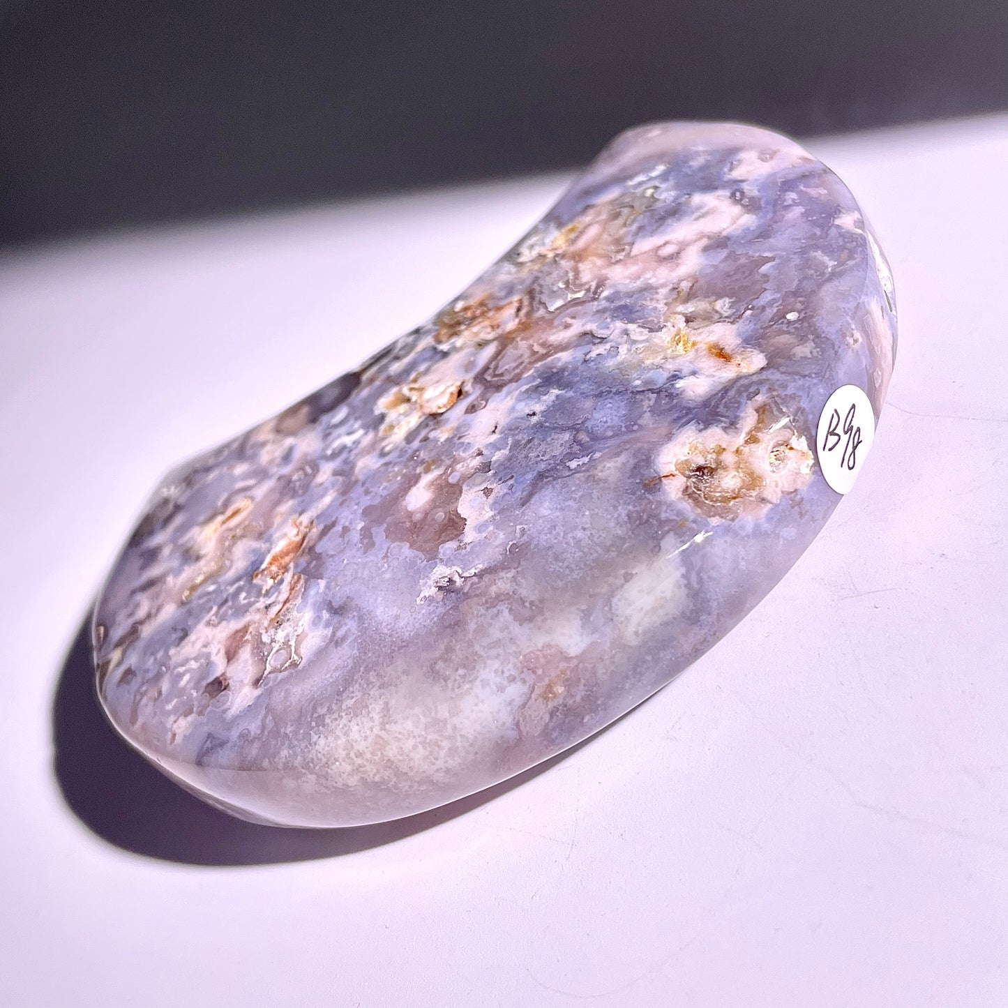 B98◇1点物◇瑪瑙 ムーン◇99×62×20mm天然石・鉱物・パワーストーン