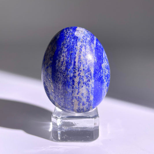B108◇1点物◇ラピスラズリ エッグ◇46×36×36mm天然石・鉱物・パワーストーン