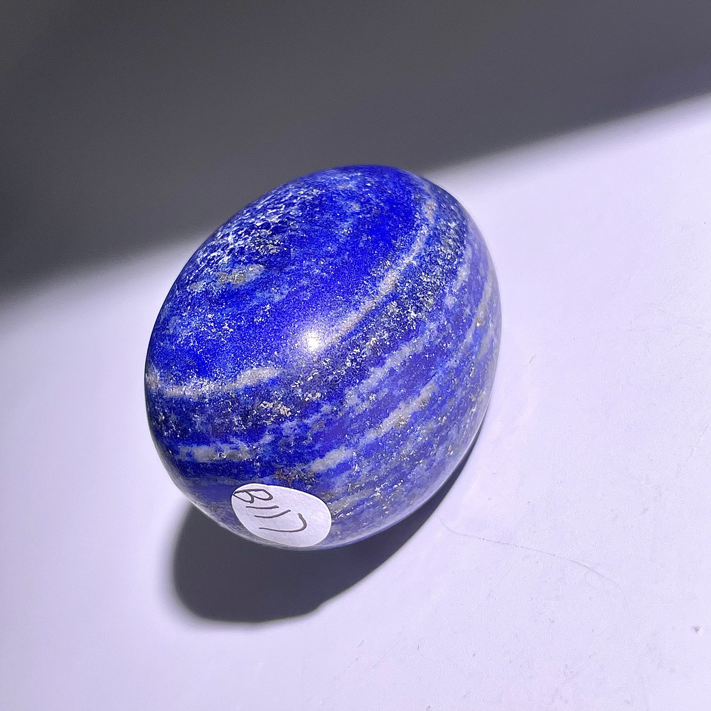B117◇1点物◇ラピスラズリ エッグ◇46×34×34mm天然石・鉱物・パワーストーン
