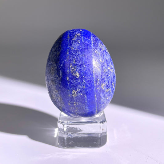 B121◇1点物◇ラピスラズリ エッグ◇46×36×36mm天然石・鉱物・パワーストーン