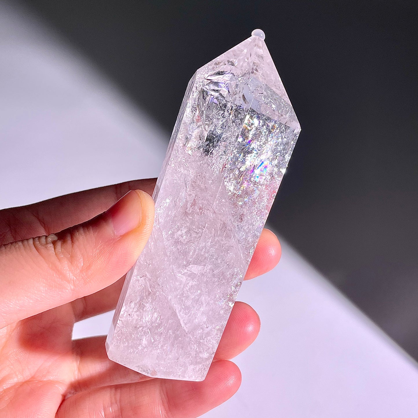 B155◇1点物◇水晶アゼツライト ピラー◇91×27×28mm◇天然石・鉱物・パワーストーン