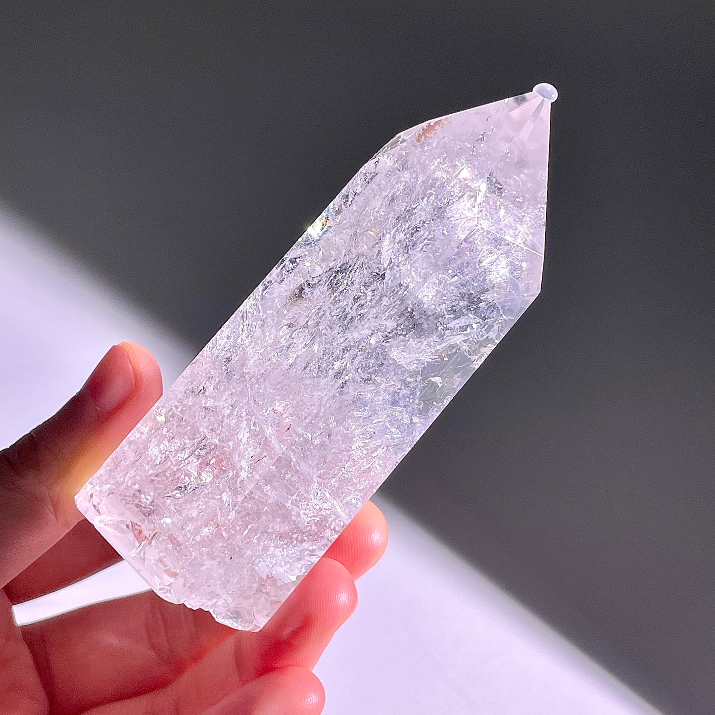 B162◇1点物◇水晶アゼツライト ピラー◇90×35×31mm◇天然石・鉱物・パワーストーン