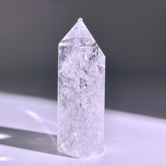 B163◇1点物◇水晶アゼツライト ピラー◇82×31×20mm◇天然石・鉱物・パワーストーン