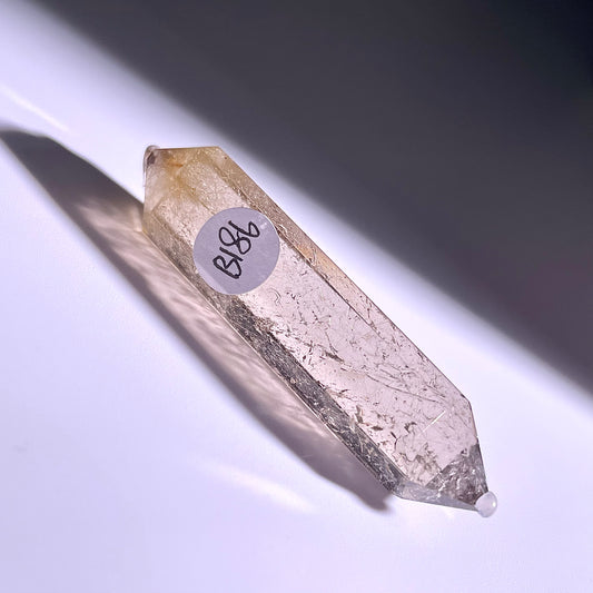 B186◇1点物◇ルチルクォーツ ダブルポイント◇32×12×12mm天然石・鉱物・パワーストーン