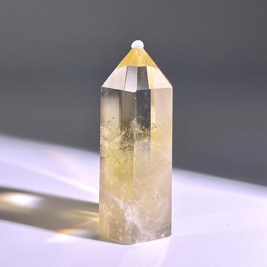 B195◇1点物◇シトリン ピラー◇61×27×25mm天然石・鉱物・パワーストーン