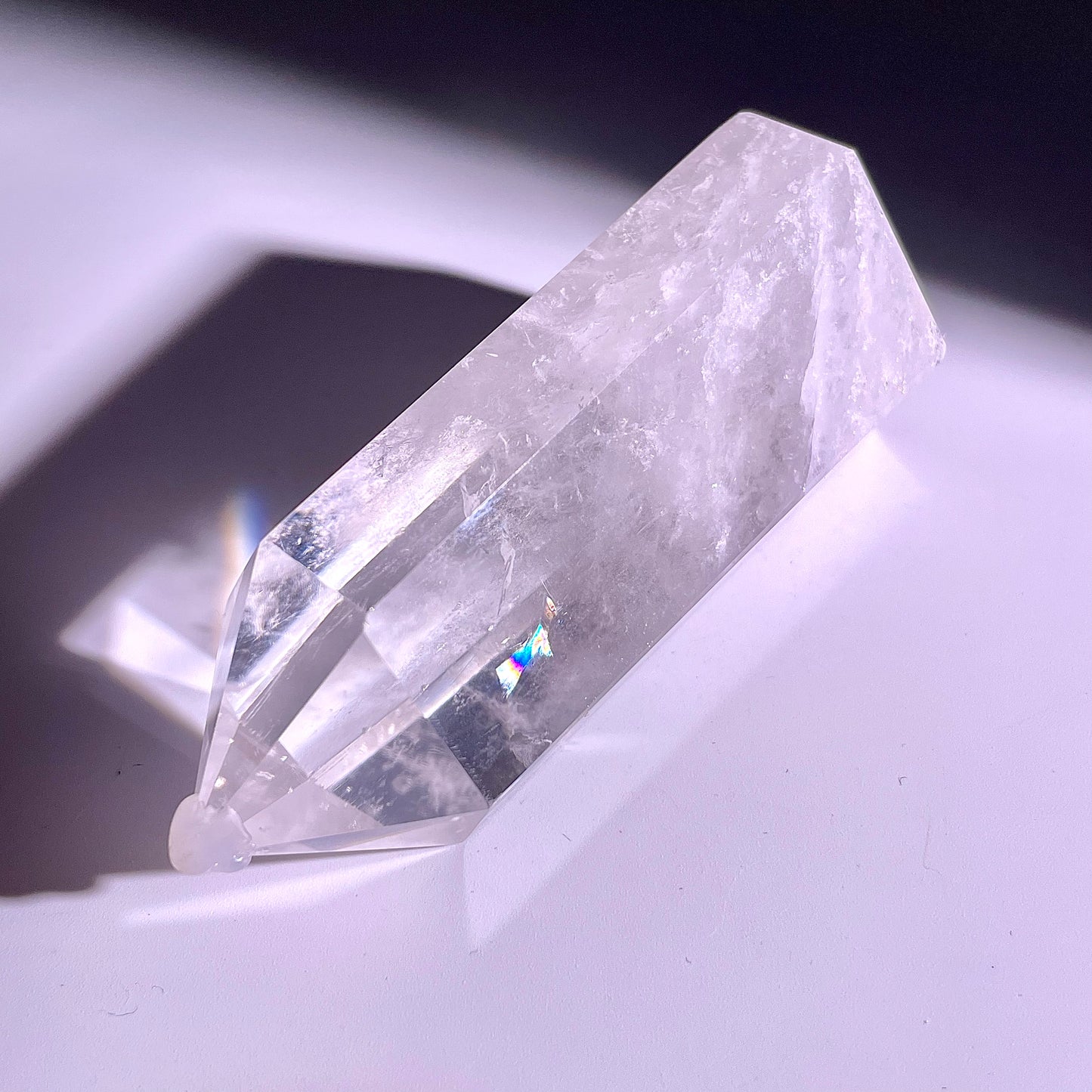 B206◇1点物◇水晶アゼツライト ピラー◇80×36×30mm◇天然石・鉱物・パワーストーン