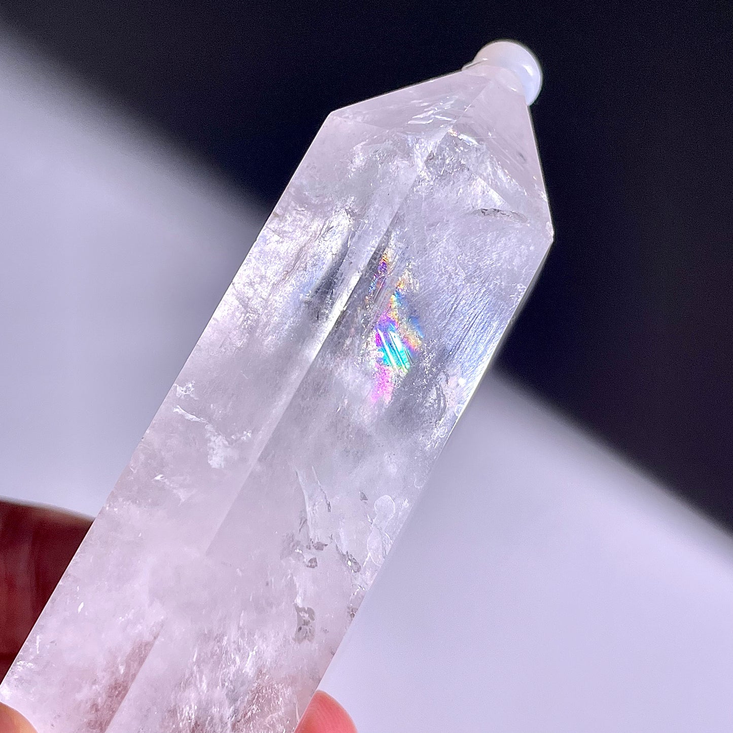 B207◇1点物◇水晶アゼツライト ピラー◇92×34×24mm◇天然石・鉱物・パワーストーン