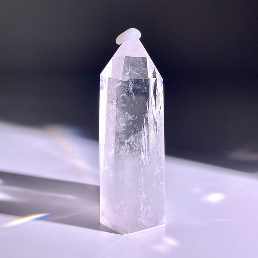 B209◇1点物◇水晶アゼツライト ピラー◇77×38×27mm◇天然石・鉱物・パワーストーン