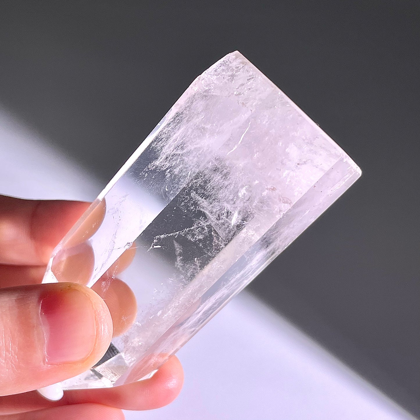 B210◇1点物◇水晶アゼツライト ピラー◇77×35×29mm◇天然石・鉱物・パワーストーン