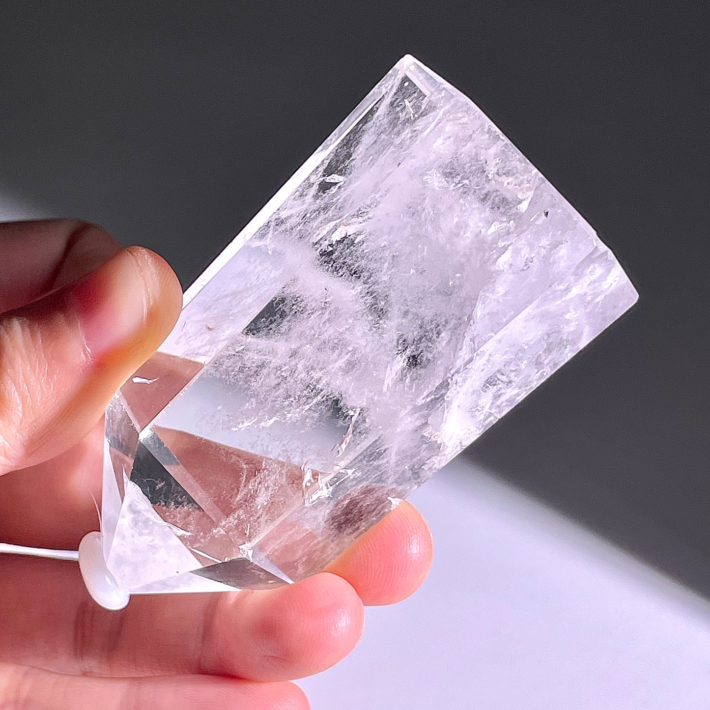 B211◇1点物◇水晶アゼツライト ピラー◇68×37×29mm◇天然石・鉱物・パワーストーン