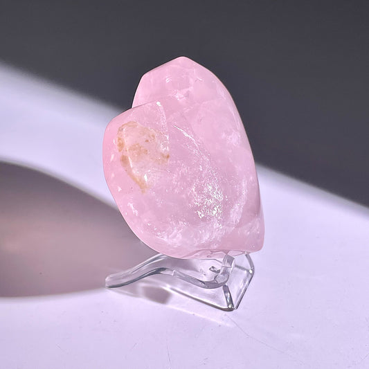 B288◇1点物◇ローズクォーツ ハート◇50×61×21mm◇天然石・鉱物・パワーストーン