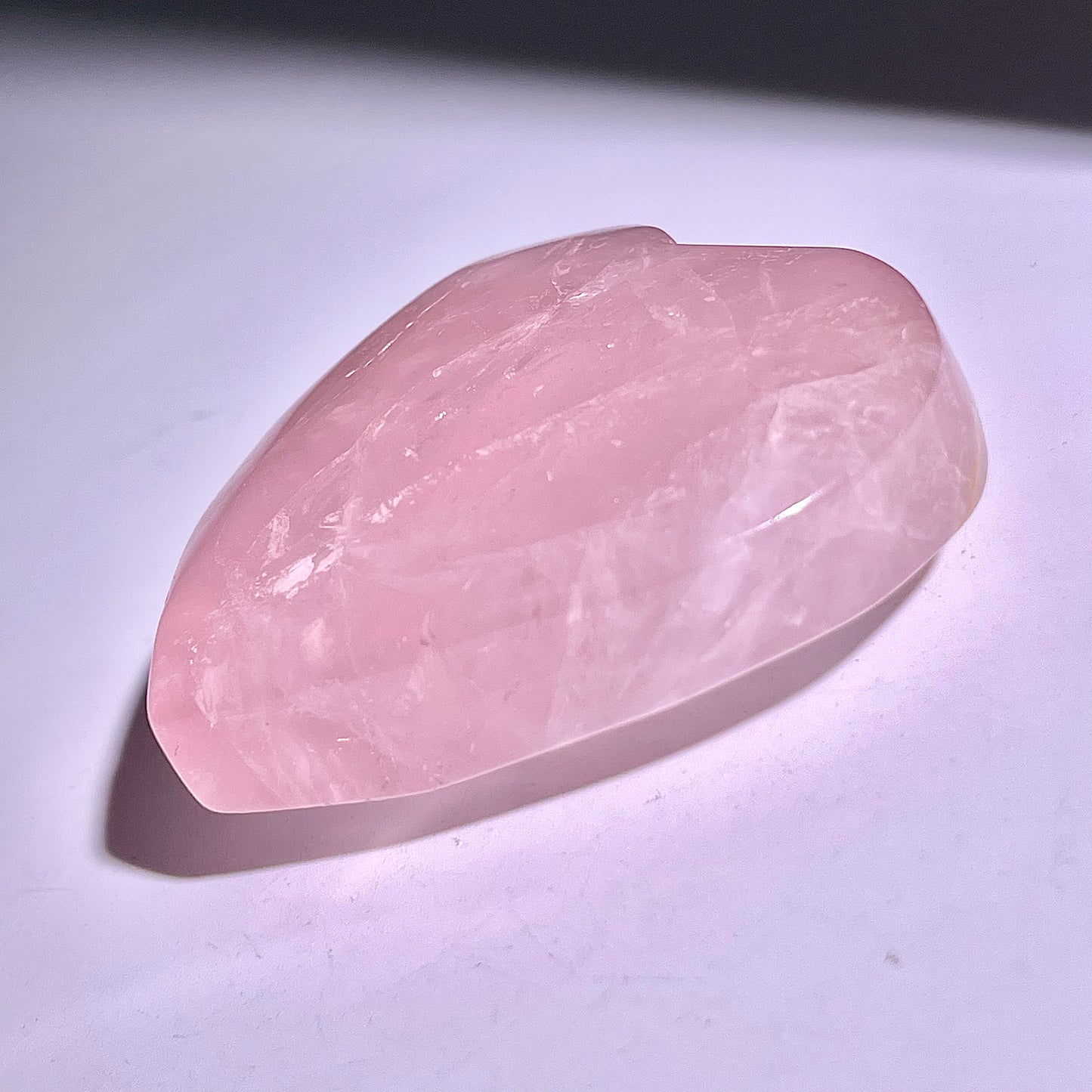 B288◇1点物◇ローズクォーツ ハート◇50×61×21mm◇天然石・鉱物・パワーストーン