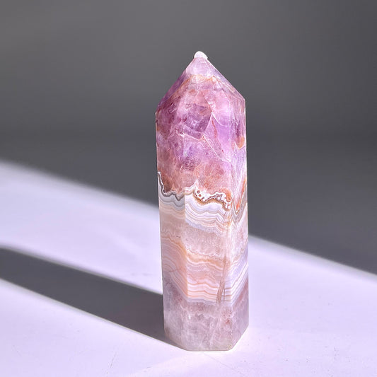 B297◇1点物◇夢幻の紫瑪瑙 ピラー◇73×23×22mm◇天然石・鉱物・パワーストーン