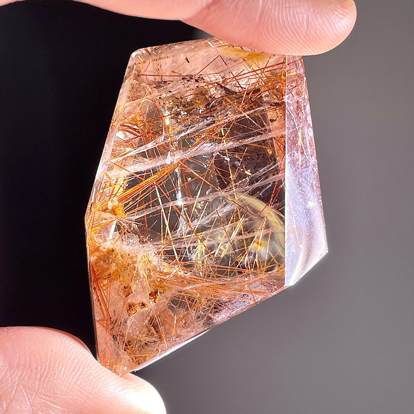 B317◇1点物◇ルチルクォーツ 不規則◇52×32×20mm◇天然石・鉱物・パワーストーン