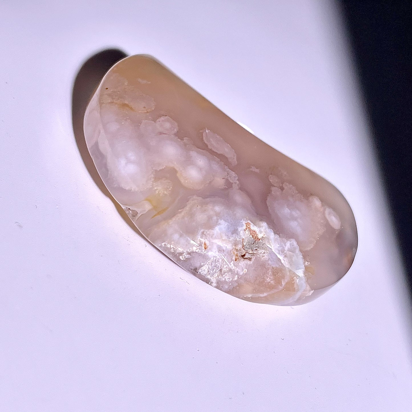 B329◇1点物◇桜瑪瑙 ムーン◇54×36×13mm◇天然石・鉱物・パワーストーン
