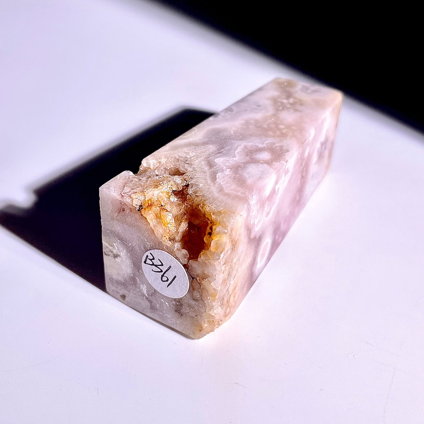 B361◇1点物◇桜瑪瑙 ピラー◇67×25×24mm◇天然石・鉱物・パワーストーン