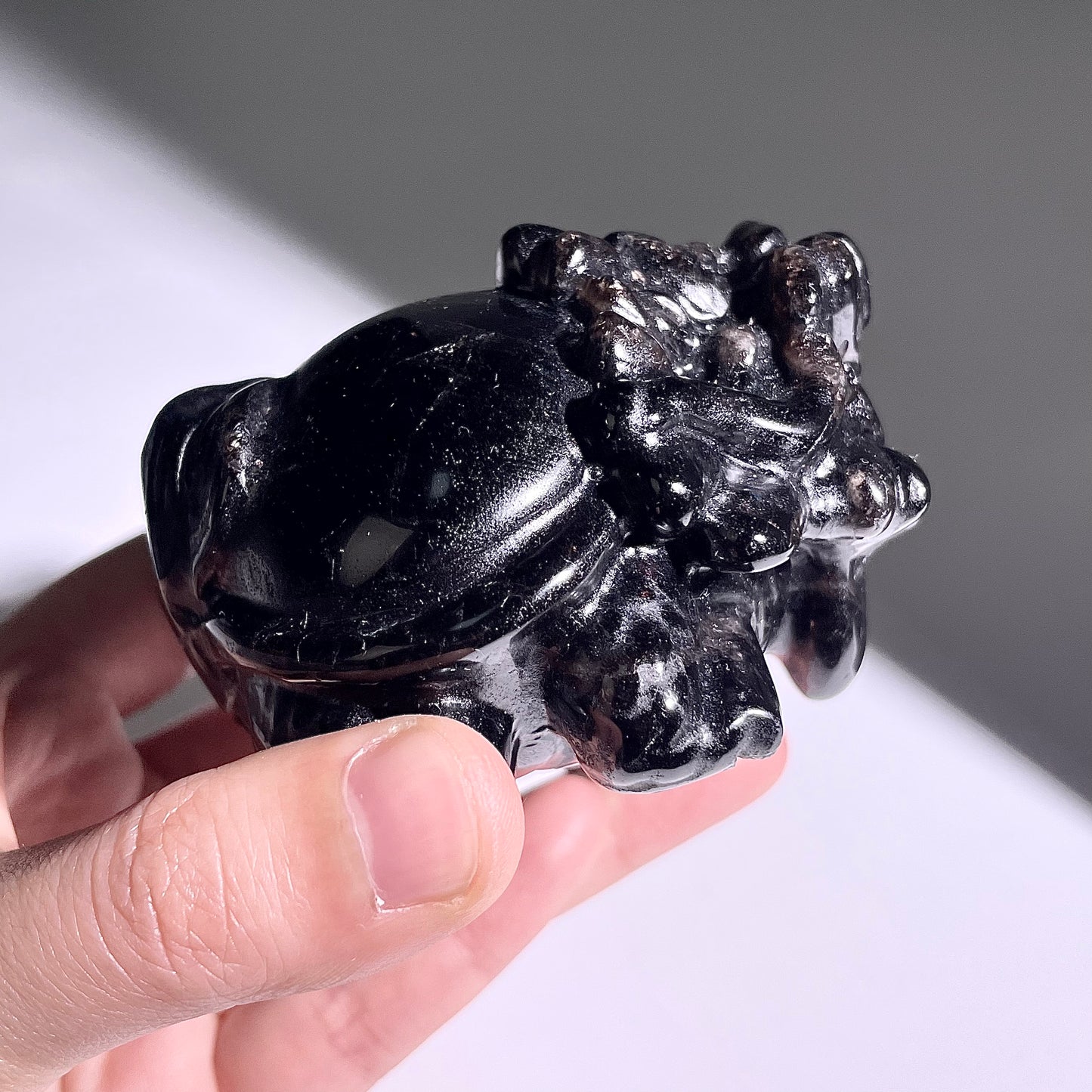 B401◇1点物◇モリオン 竜亀◇78×72×48mm◇天然石・鉱物・パワーストーン