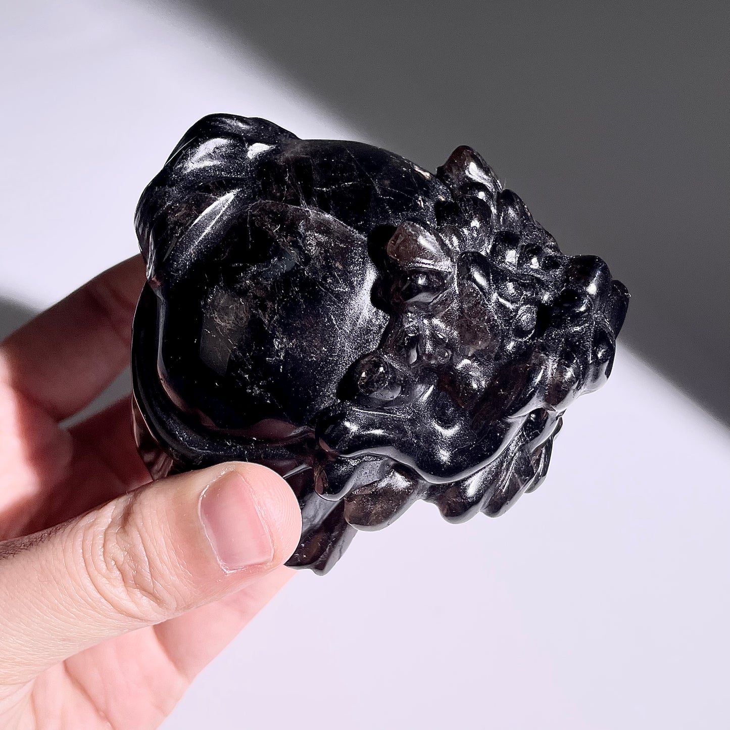 B404◇1点物◇モリオン 竜亀◇74×62×50mm◇天然石・鉱物・パワーストーン
