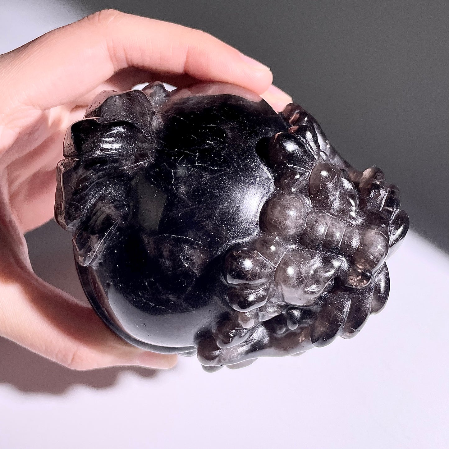 B408◇1点物◇モリオン 竜亀◇85×74×63mm◇天然石・鉱物・パワーストーン