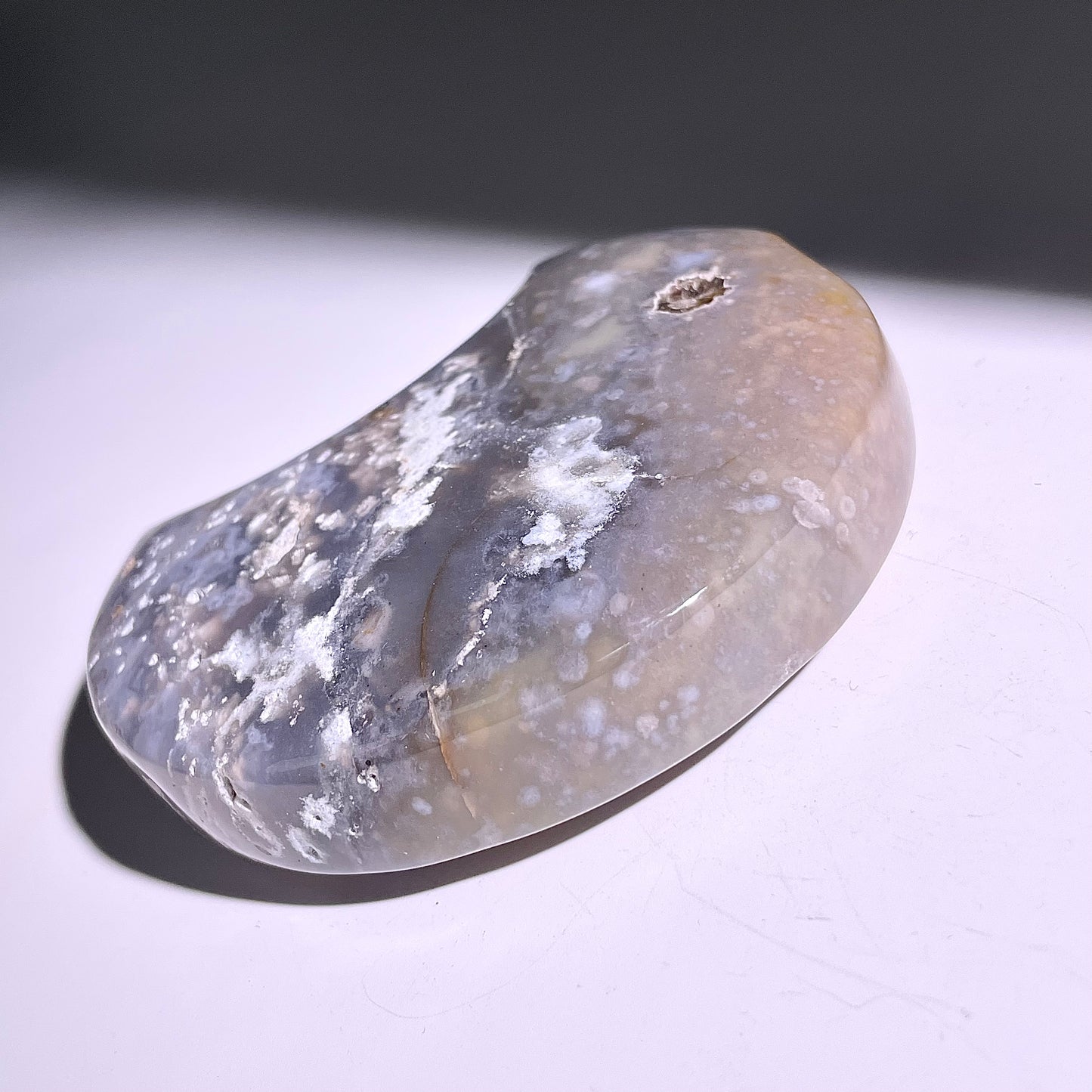 B433◇1点物◇モスアゲート ムーン◇93×60×25mm◇天然石・鉱物・パワーストーン