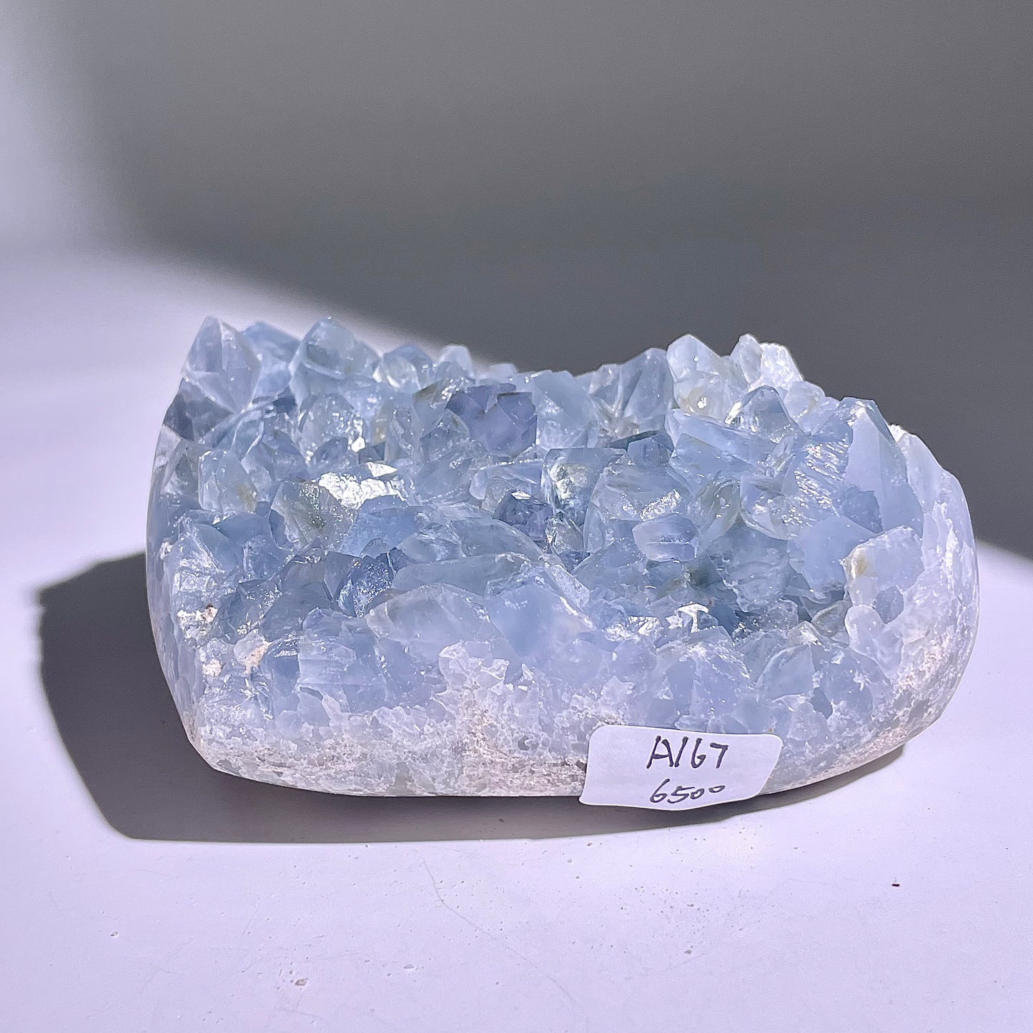 A167◇1点物◇セレスタイト ハート 96×128×51mm◇天然石・鉱物・パワーストーン