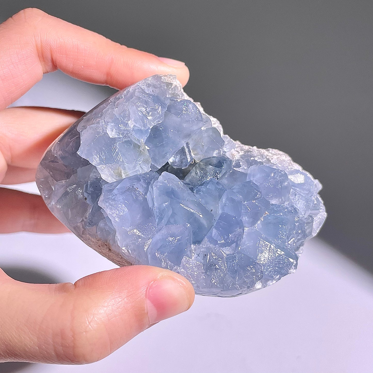 A174◇1点物◇セレスタイト クラスター◇80×57×45mm◇天然石・鉱物・パワーストーン