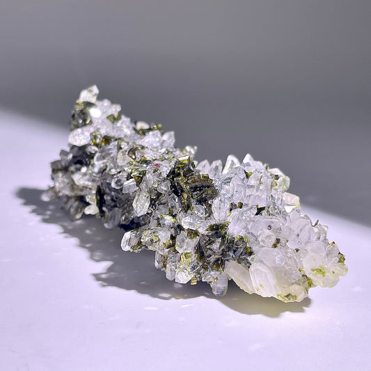 A195◇1点物◇ガーデンクォーツ クラスター◇129×51×50mm◇天然石・鉱物・パワーストーン