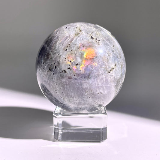B468◇1点物◇ラブラドライト ボール◇52×52×52mm◇天然石・鉱物・パワーストーン