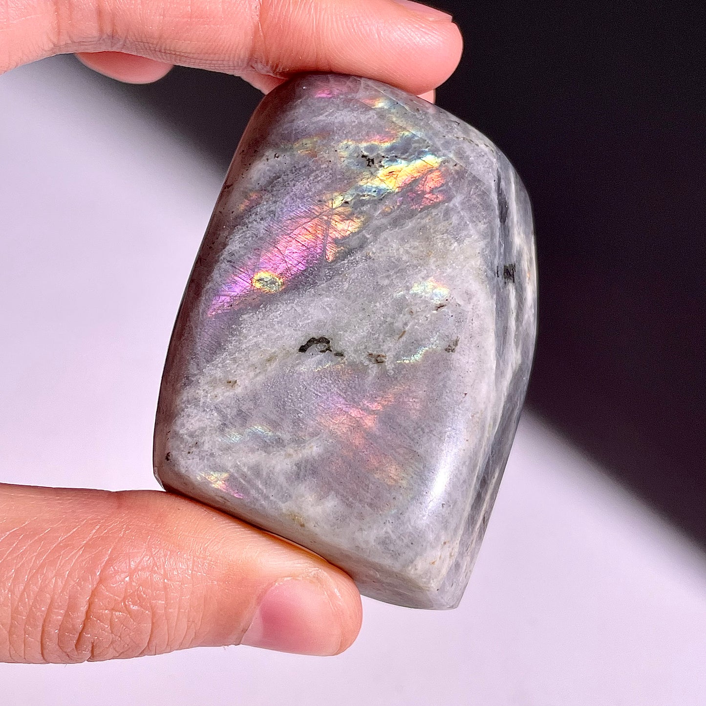 A333◇1点物◇ラブラドライト 原石◇54×36×26mm◇天然石・鉱物・パワーストーン