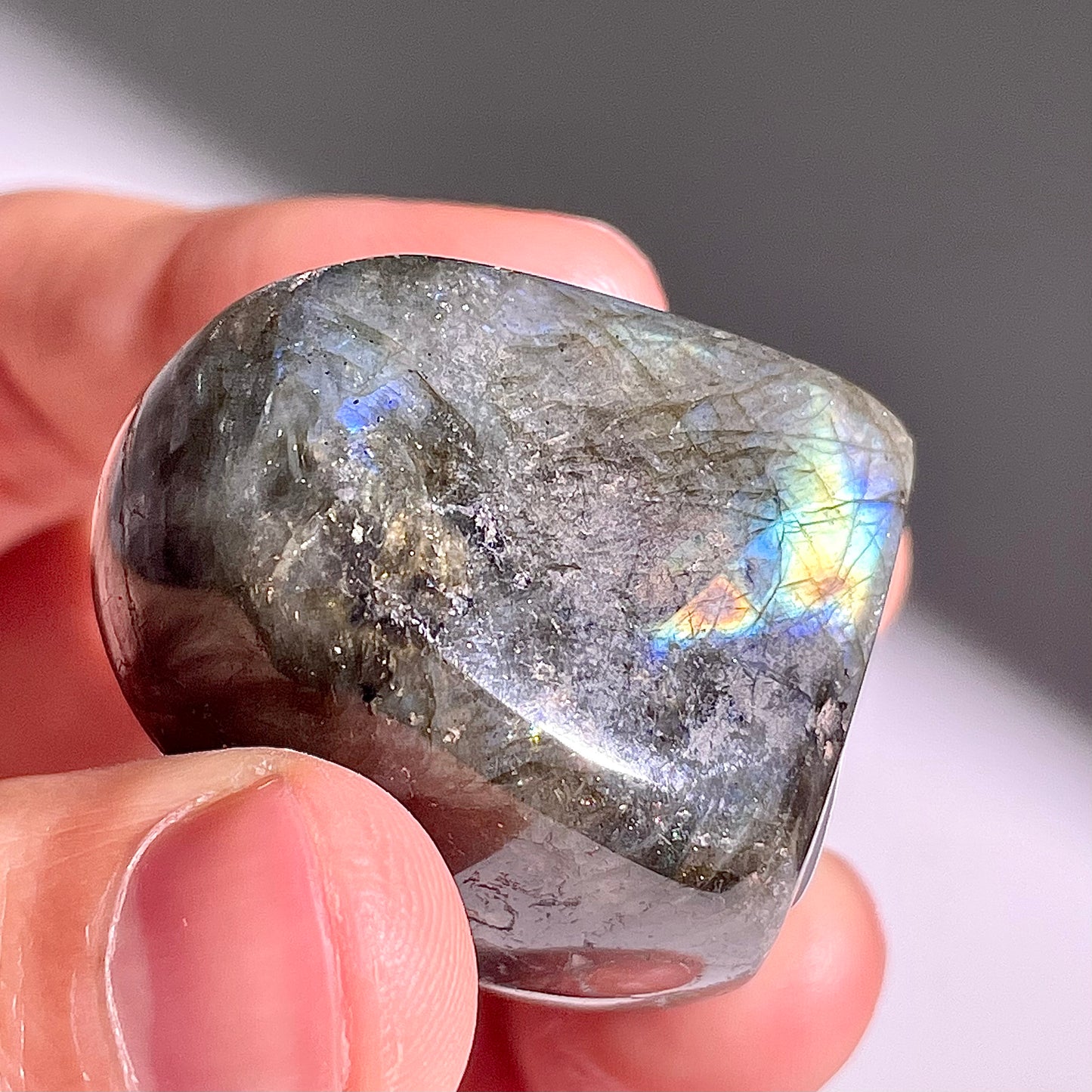 A338◇1点物◇ラブラドライト 原石◇34×25×19mm◇天然石・鉱物・パワーストーン